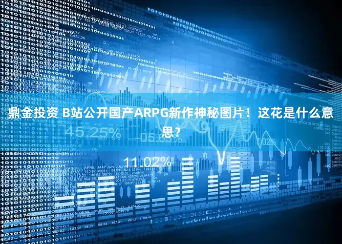 鼎金投资 B站公开国产ARPG新作神秘图片！这花是什么意思？